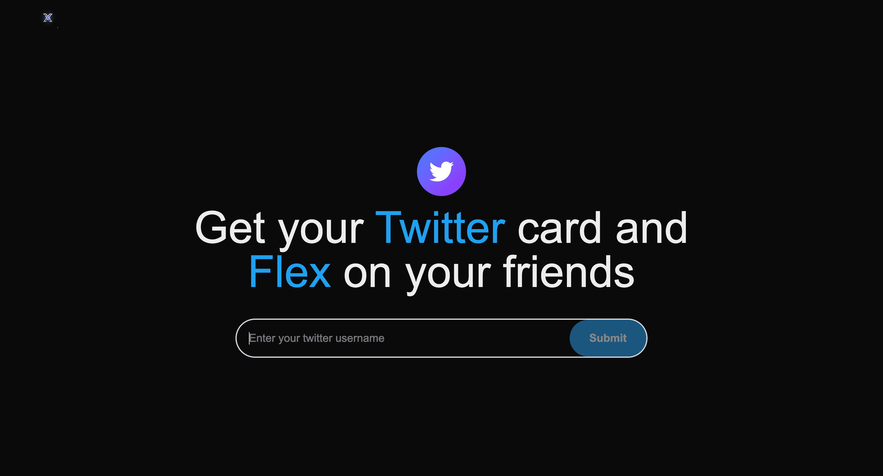 Twitter Status Card